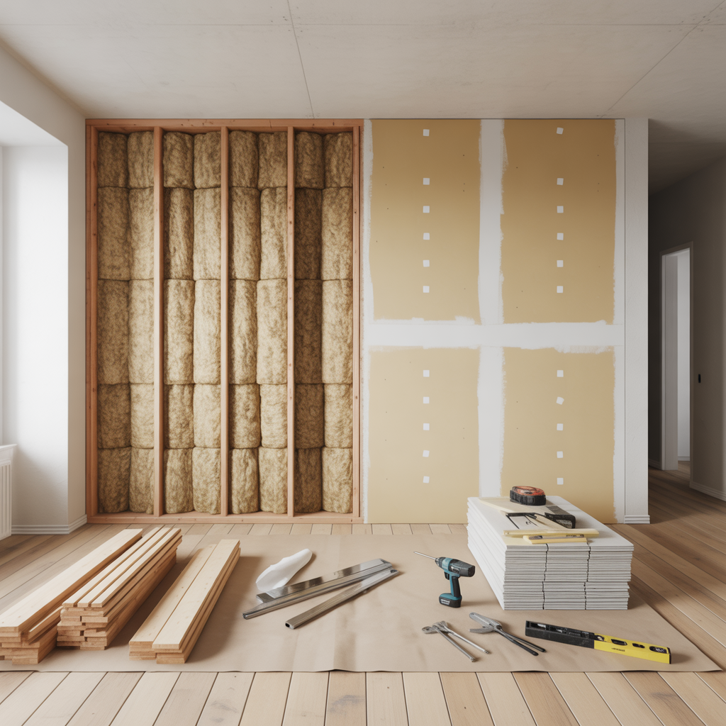 kostnad for att bygga en innervagg 2025 material och arbete