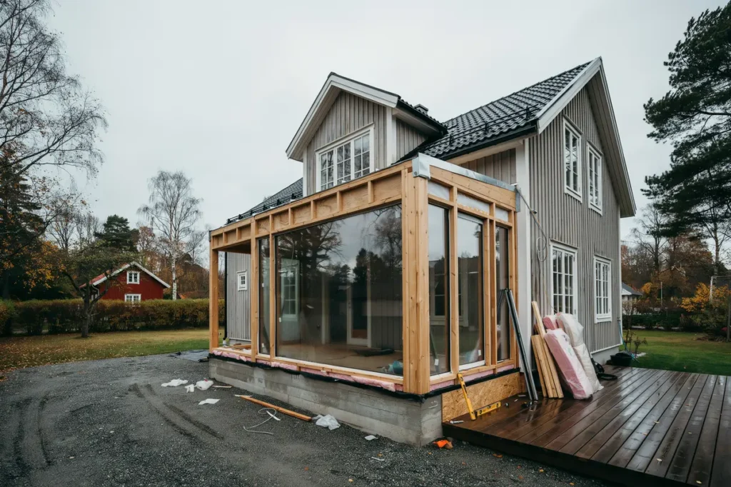 bygga uterum mot hus grund isolering och regler att ha koll p