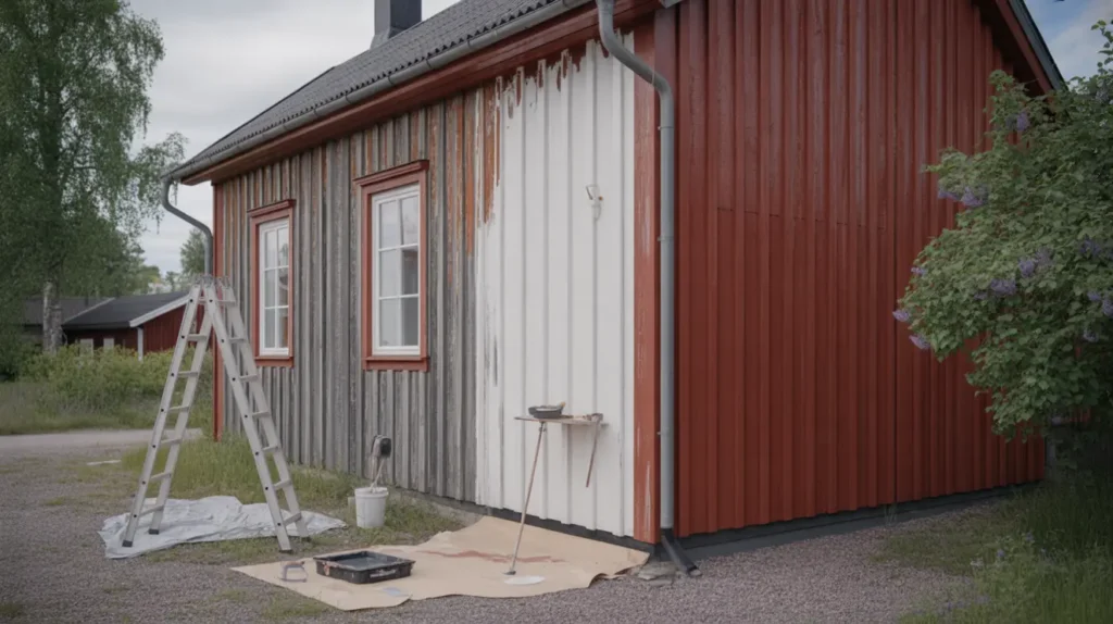 m la om tr fasaden i juni r tt v derf nster grundarbete och proffstips f r h llbart resultat